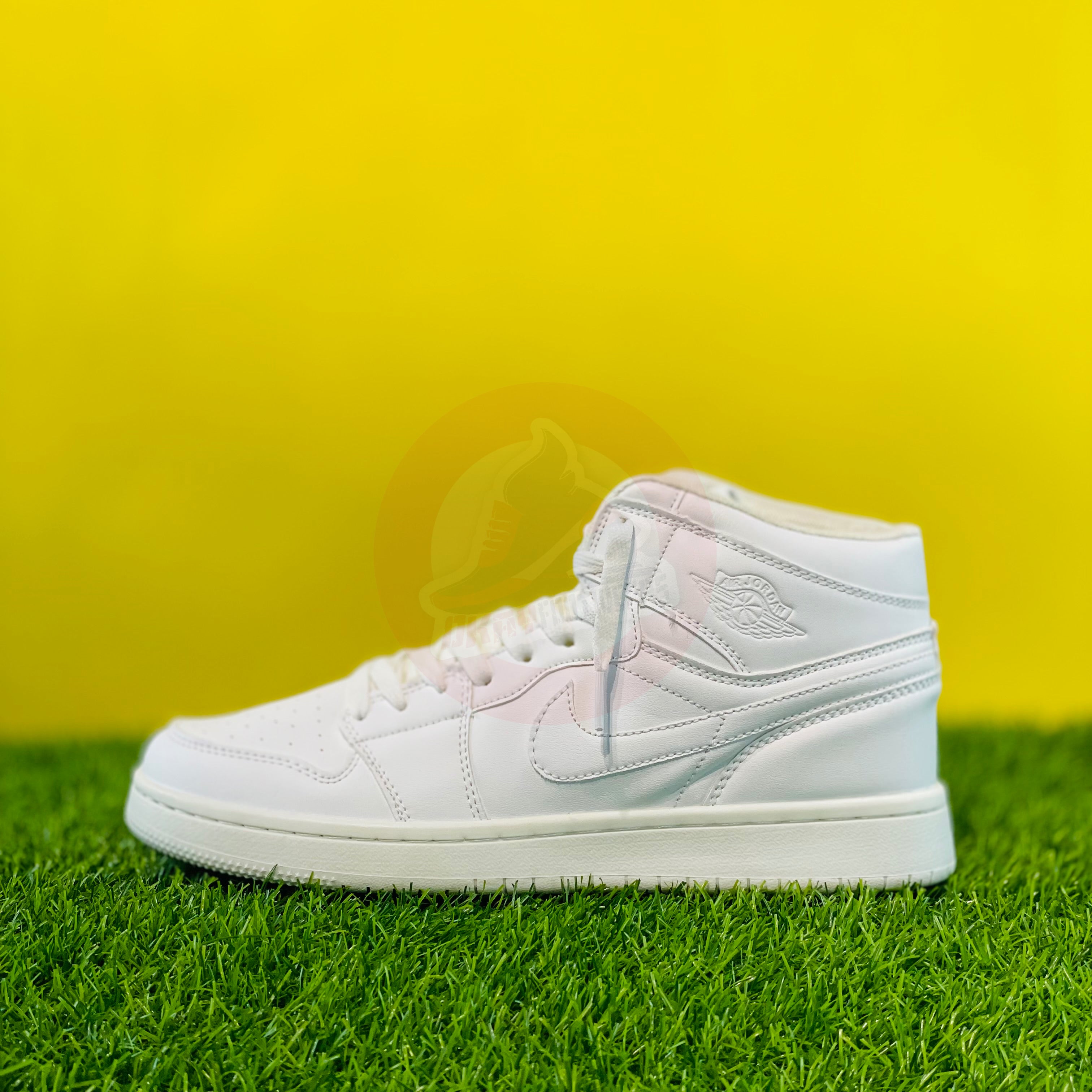 NK AIRJORDAN 1 HIGH - TRIPLE WHITE (DOT PERFECT)