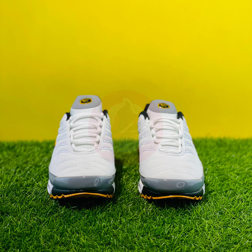 NK AIRMAX PLUS TN - WHITE/GREY/YELLOW (DOT PERFECT)