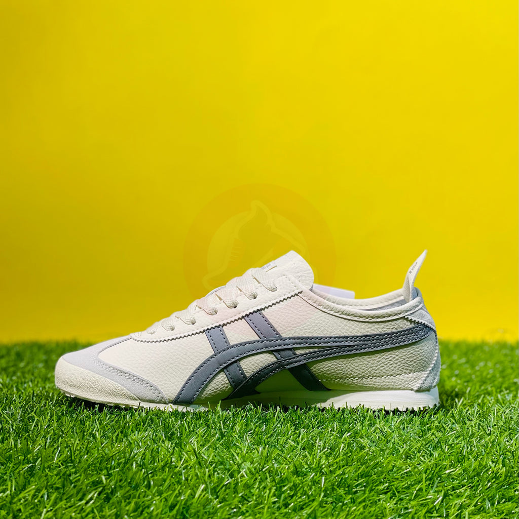 ONTSKA TIGER - WHITE/GREY (DOT PERFECT) (ORIGINAL LEATHER)