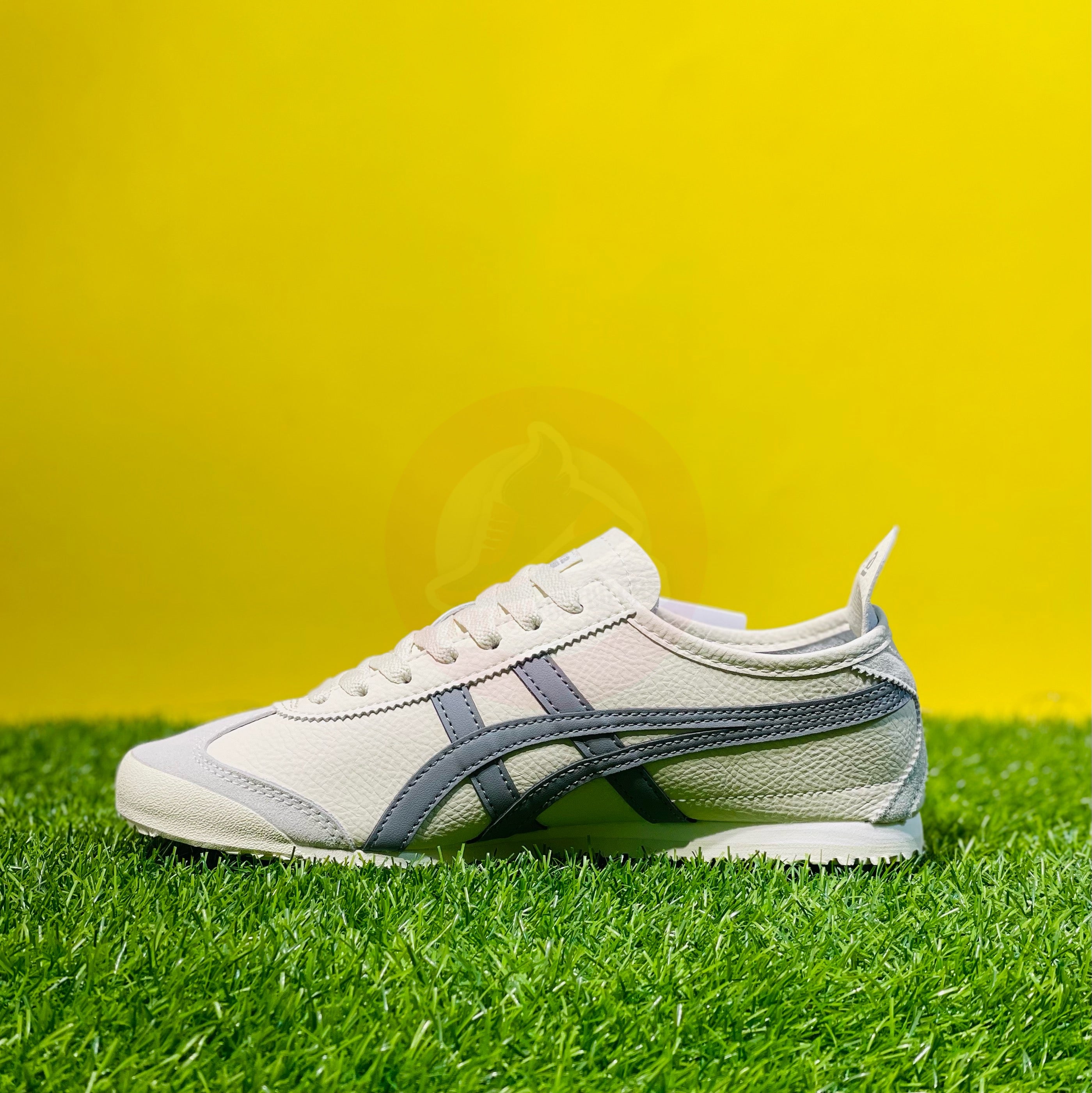 ONTSKA TIGER - WHITE/GREY (DOT PERFECT) (ORIGINAL LEATHER)