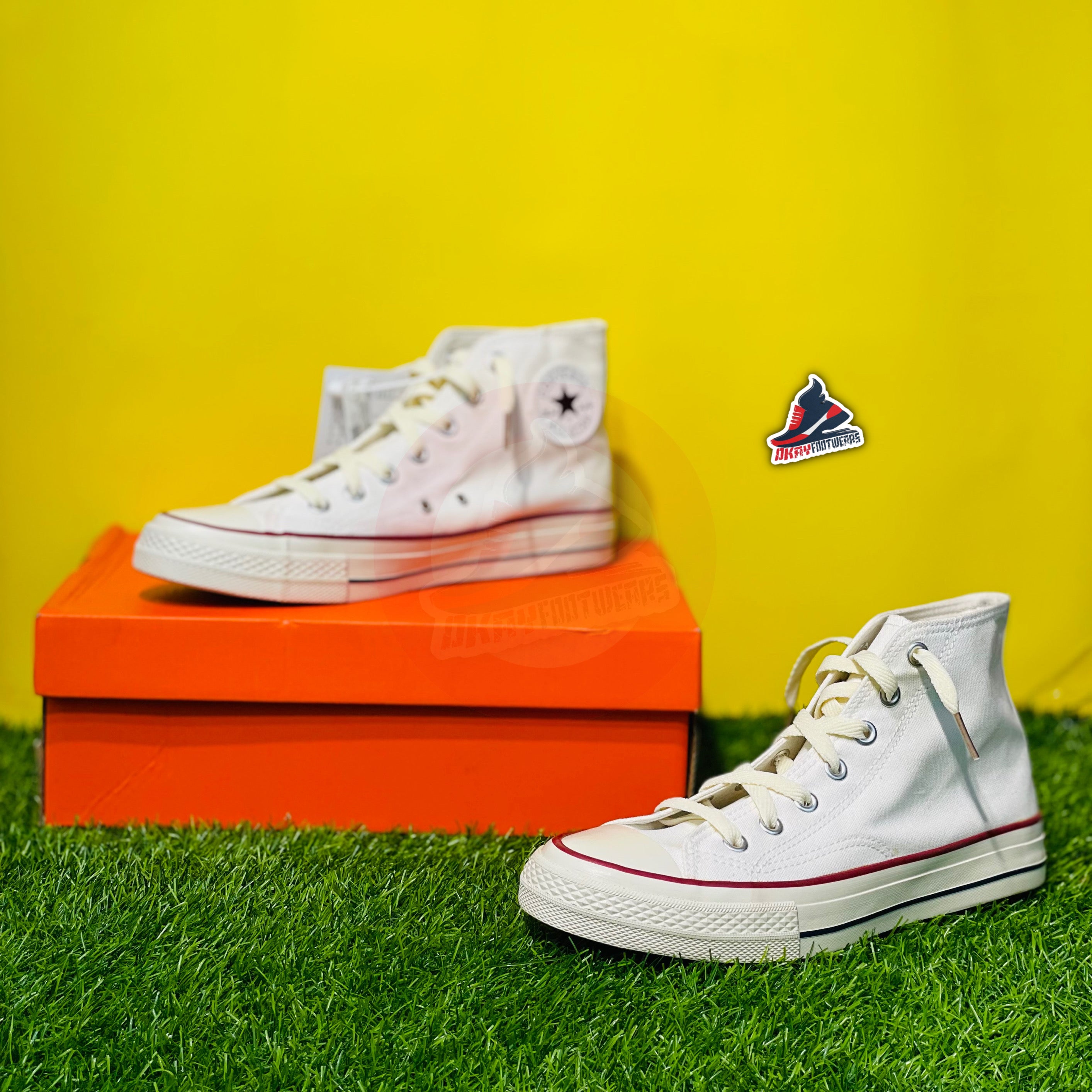 CONVERSE LONG - WHITE (DOT PERFECT)