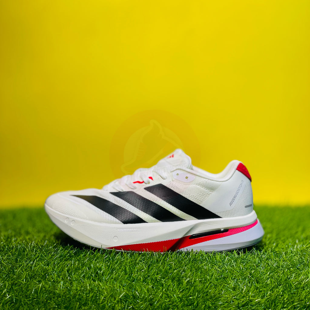 AD ADIZER0 BOST0N 13 - WHITE/BLACK/RED (DOT PERFECT)