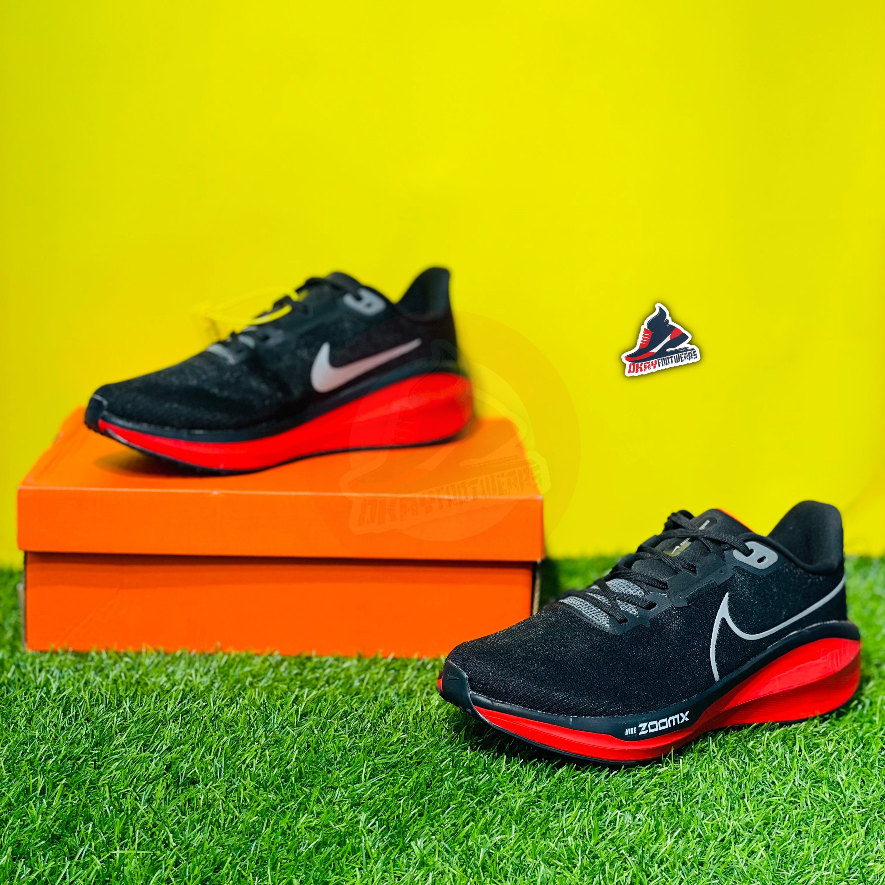 NK AIRZOOM X VOMERO 17 - GYM RED (DOT PERFECT)