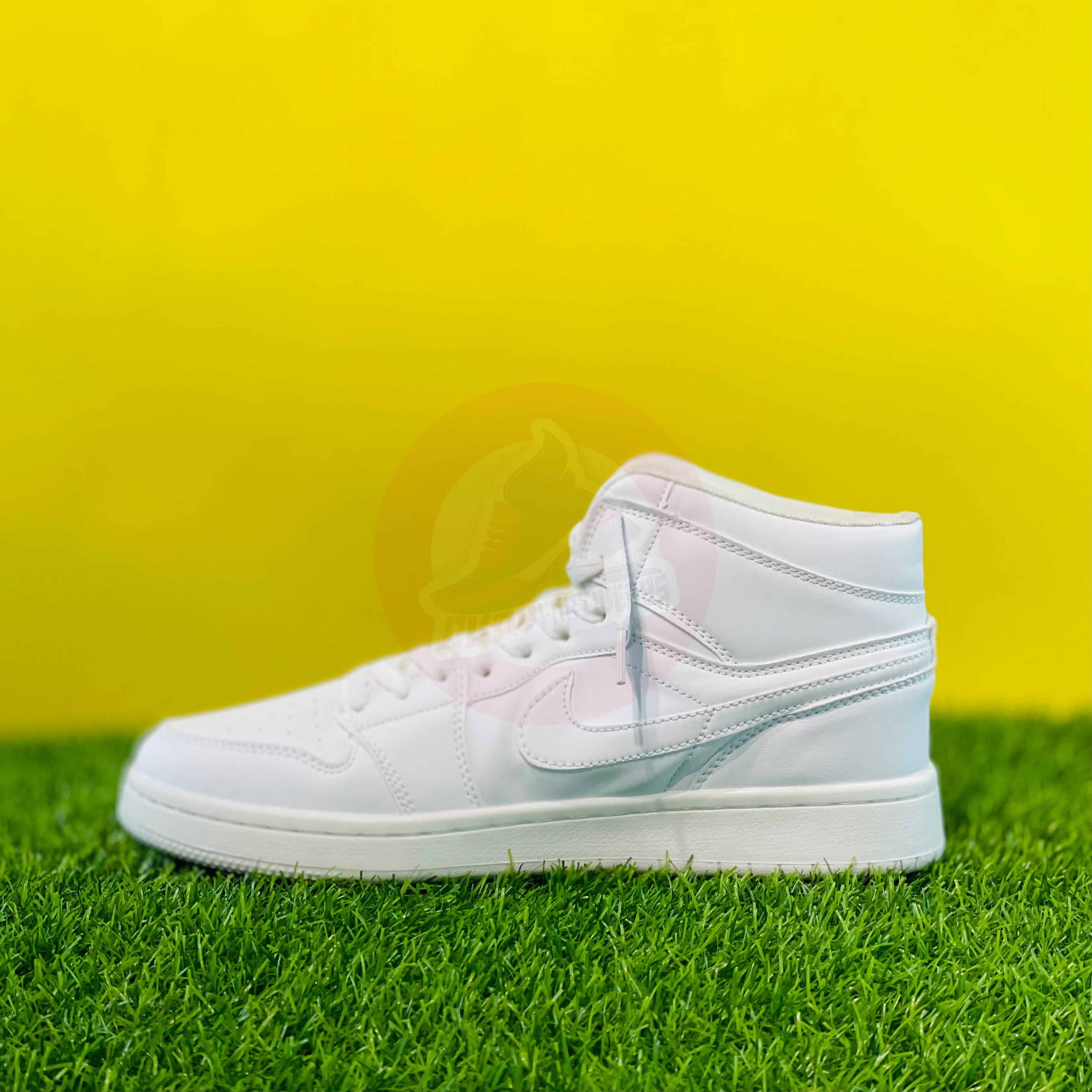 NK AIRJORDAN 1 HIGH - TRIPLE WHITE (DOT PERFECT)