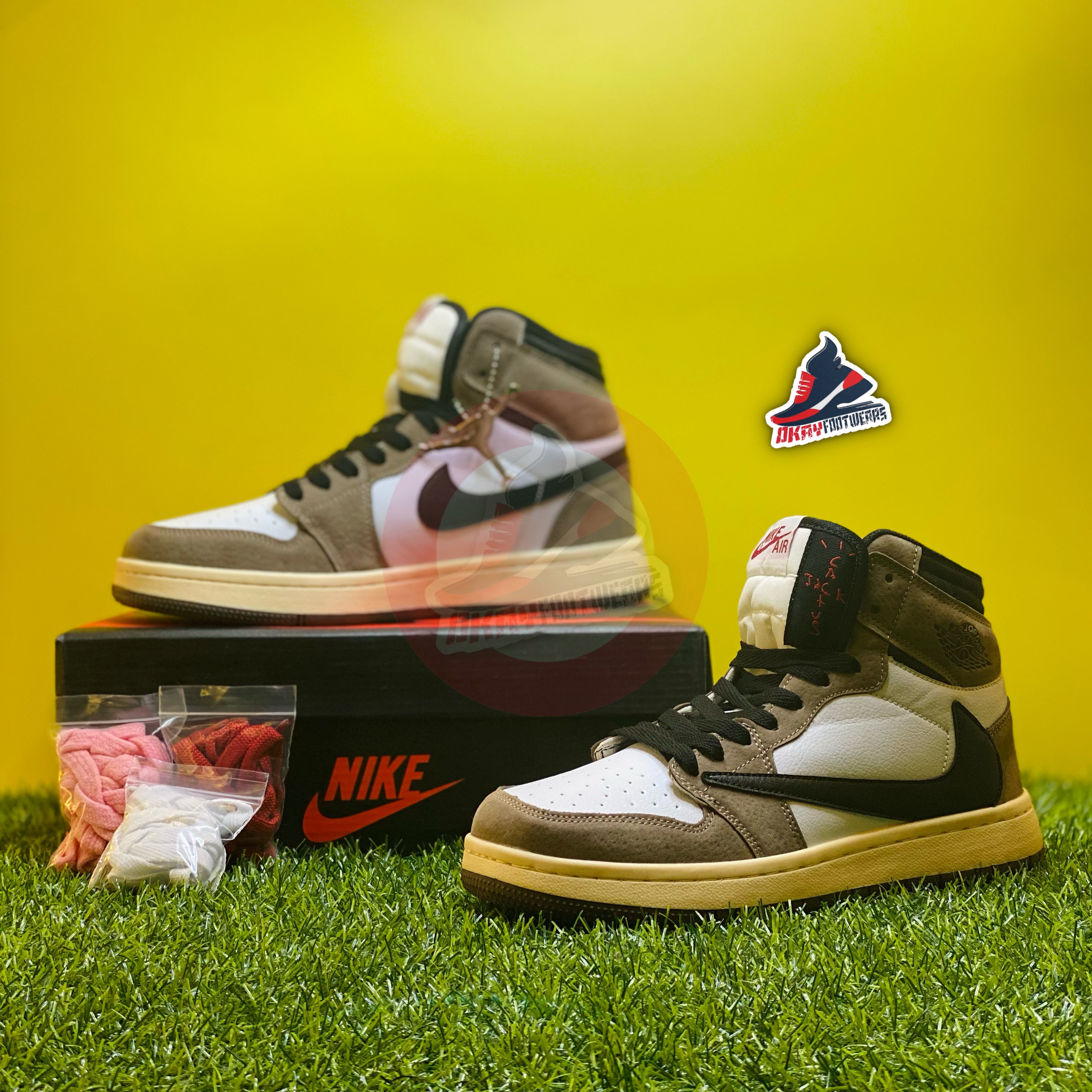 NK AIRJORDAN 1 HIGH - TRAVIS MOCHA (DOT PERFECT)