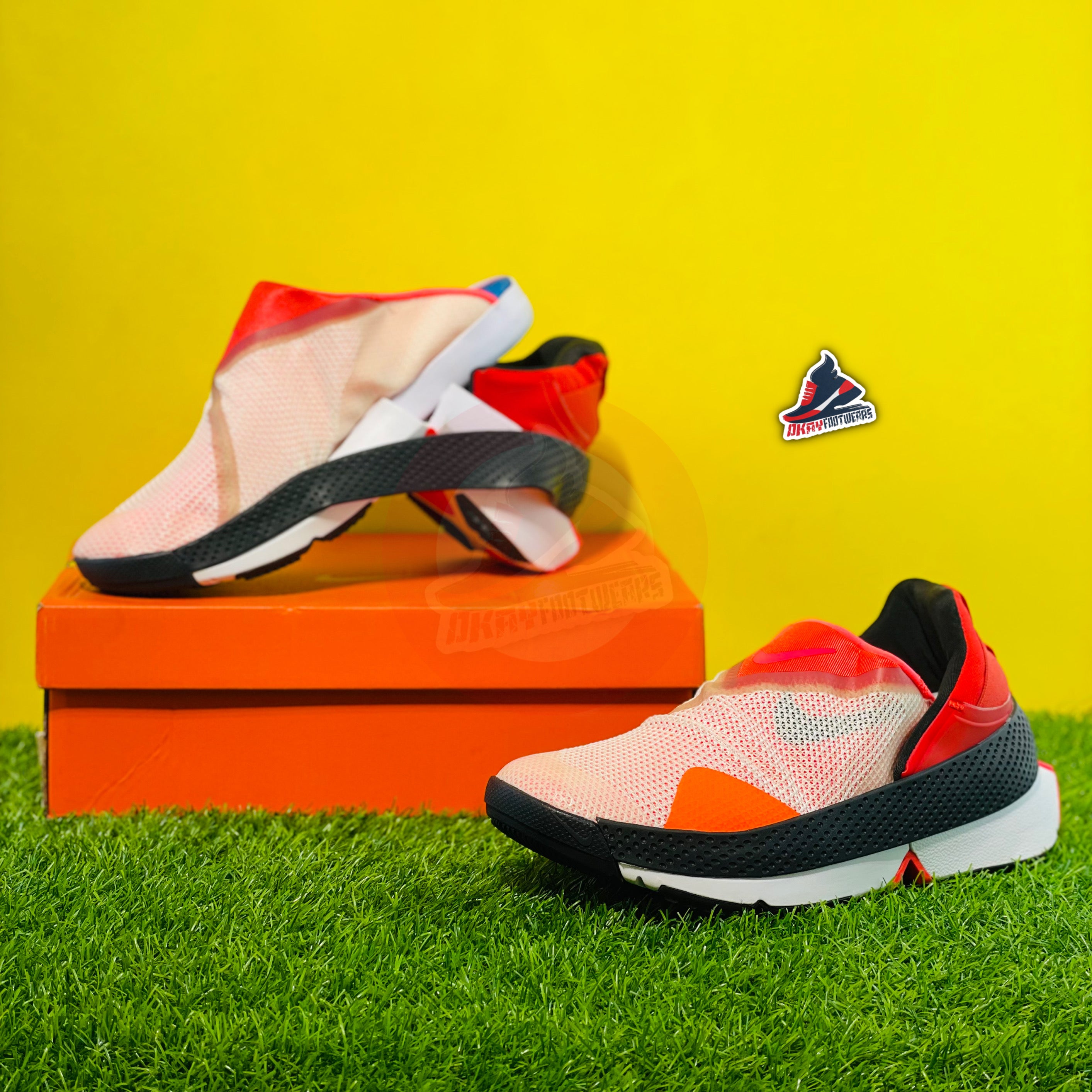 NK GO FLYEASE - RED/BLACK (DOT PERFECT)