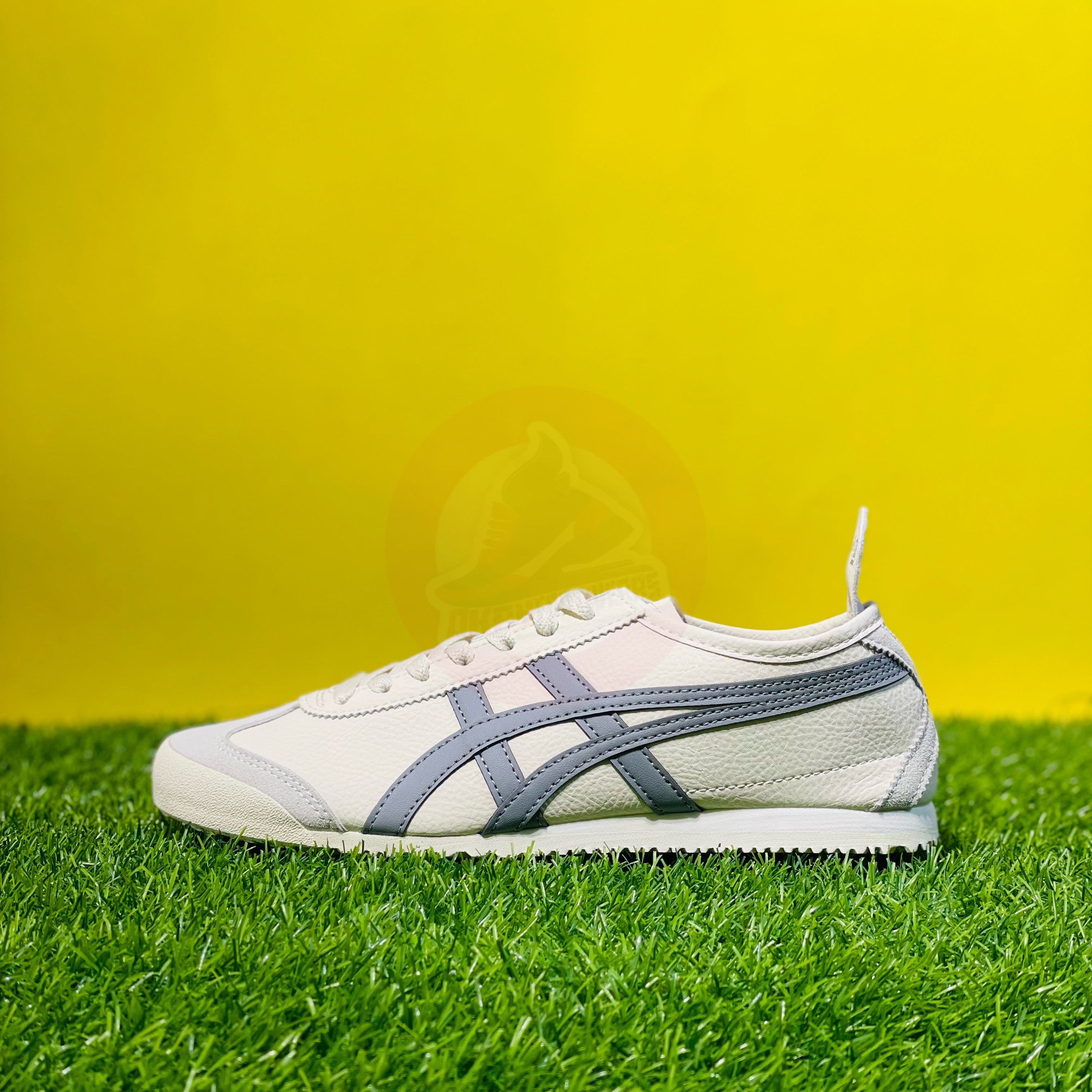 ONTSKA TIGER - WHITE/GREY (DOT PERFECT) (ORIGINAL LEATHER)