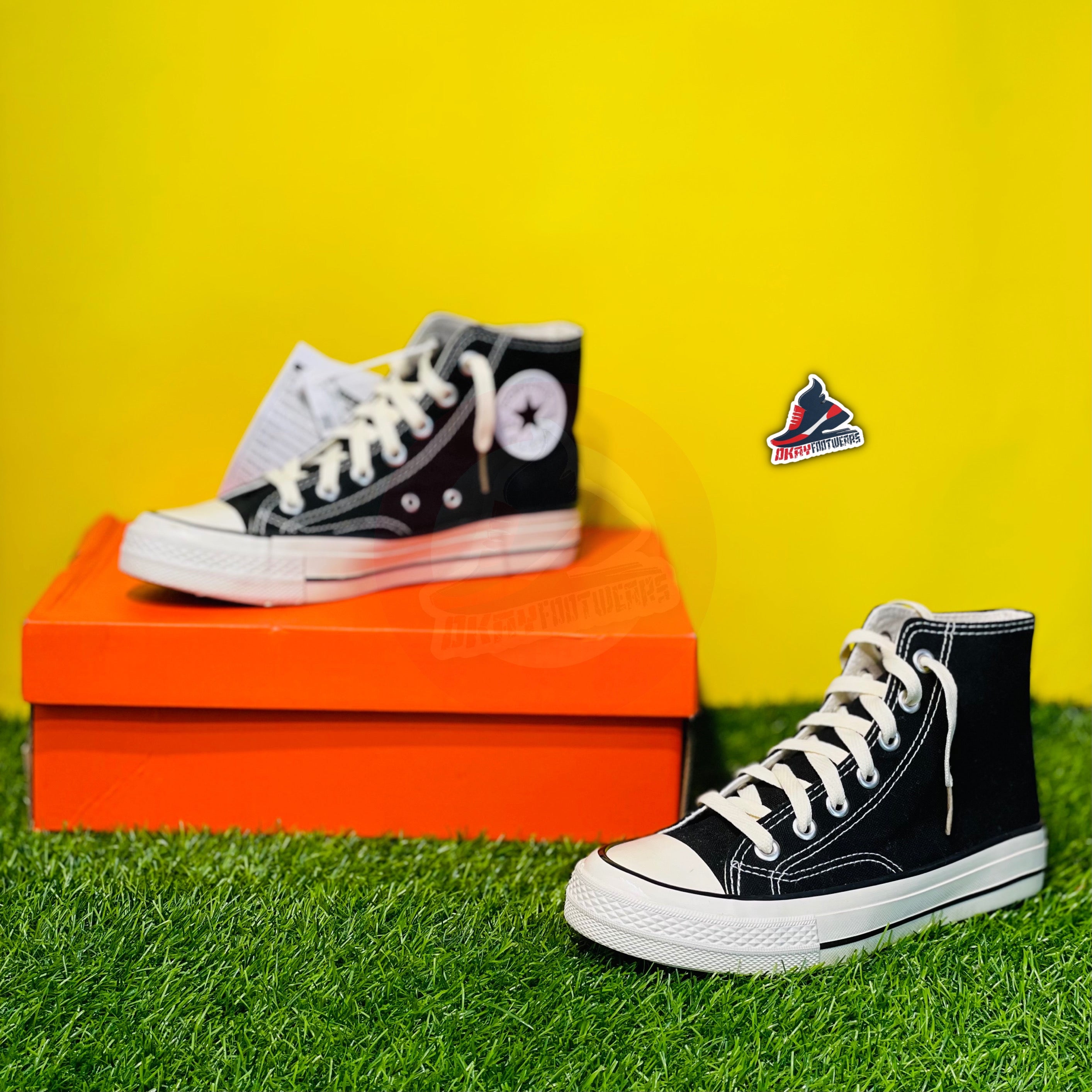 CONVERSE LONG - BLACK (DOT PERFECT)