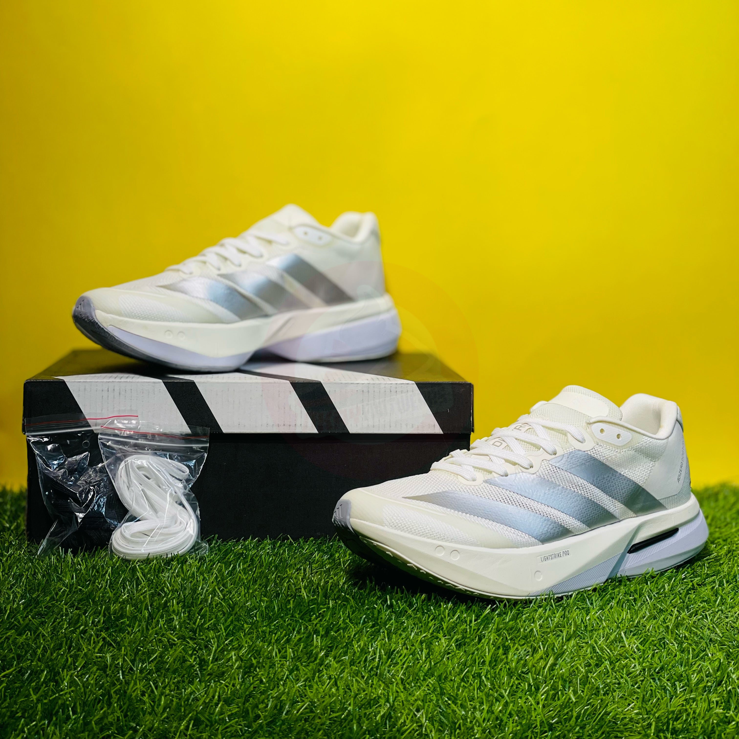 AD ADIZER0 BOST0N 13 - WHITE/SILVER (DOT PERFECT)