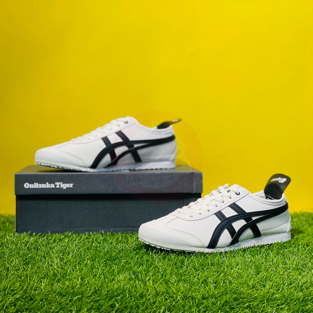 ONTSKA TIGER - WHITE/BLACK (DOT PERFECT) (ORIGINAL LEATHER)