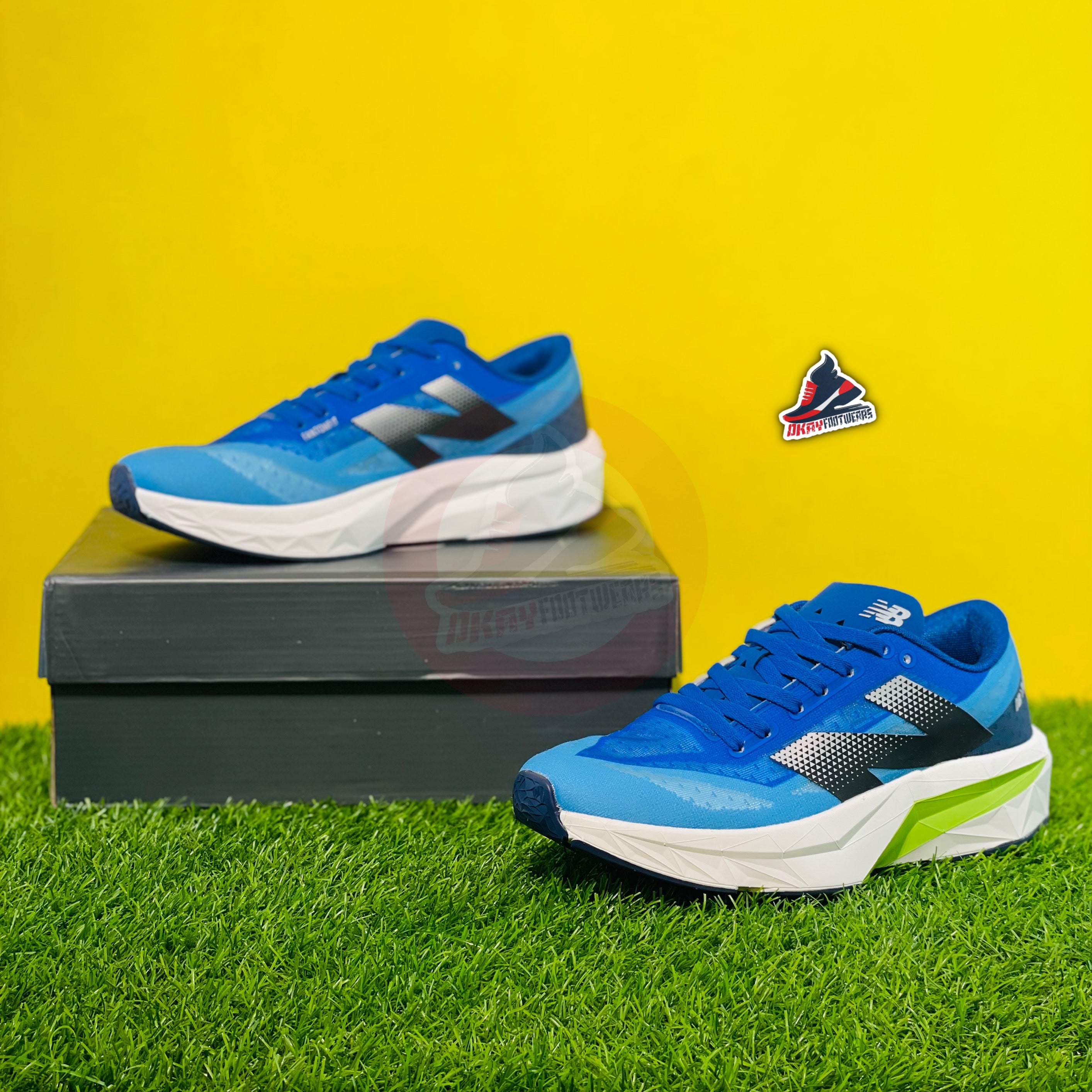 NB FUELCELL REBEL V4 - ELECTRIC BLUE (DOT PERFECT)