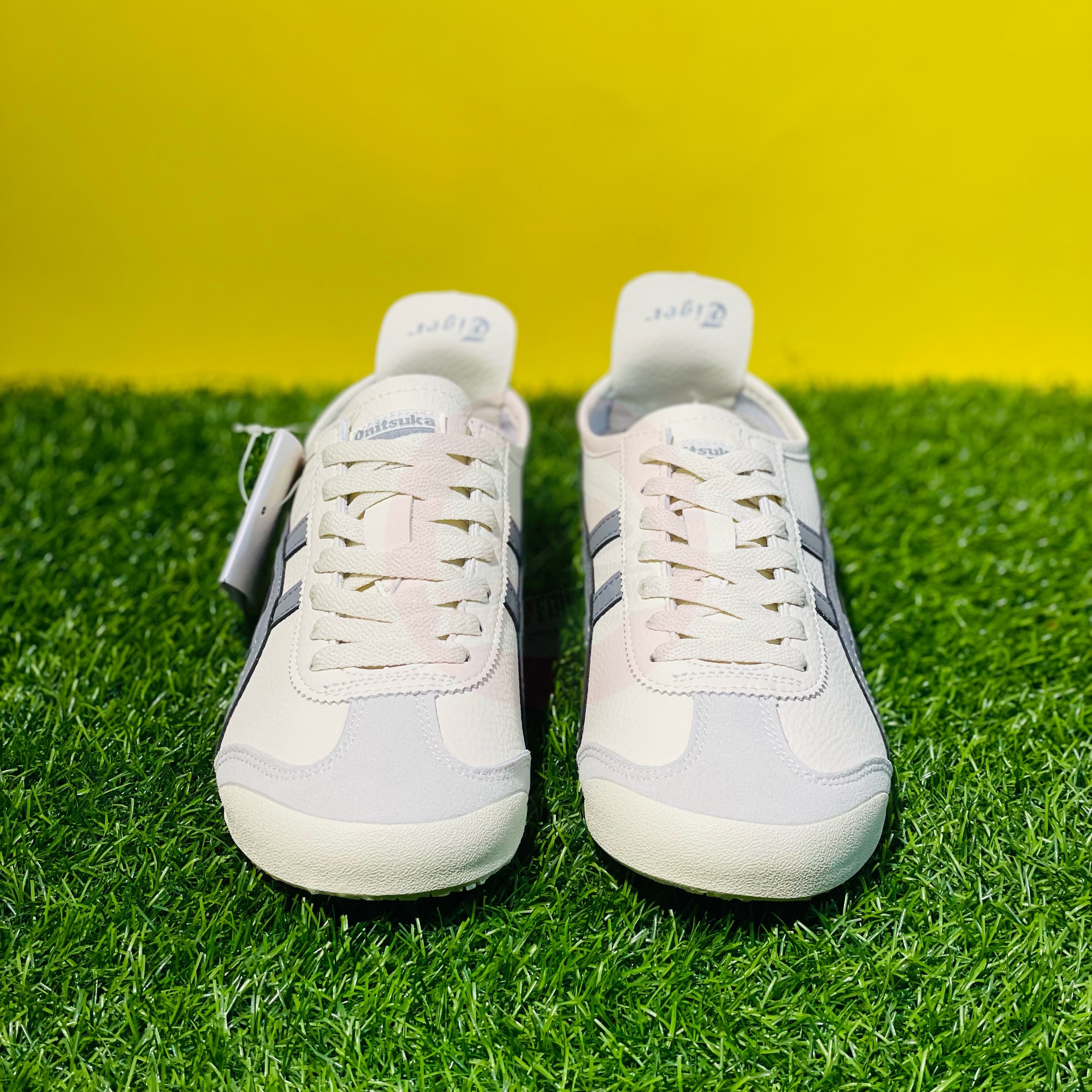 ONTSKA TIGER - WHITE/GREY (DOT PERFECT) (ORIGINAL LEATHER)