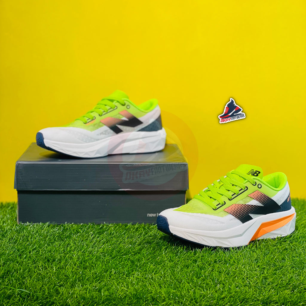 NB FUELCELL REBEL V4 - SUNSET LIME (DOT PERFECT)