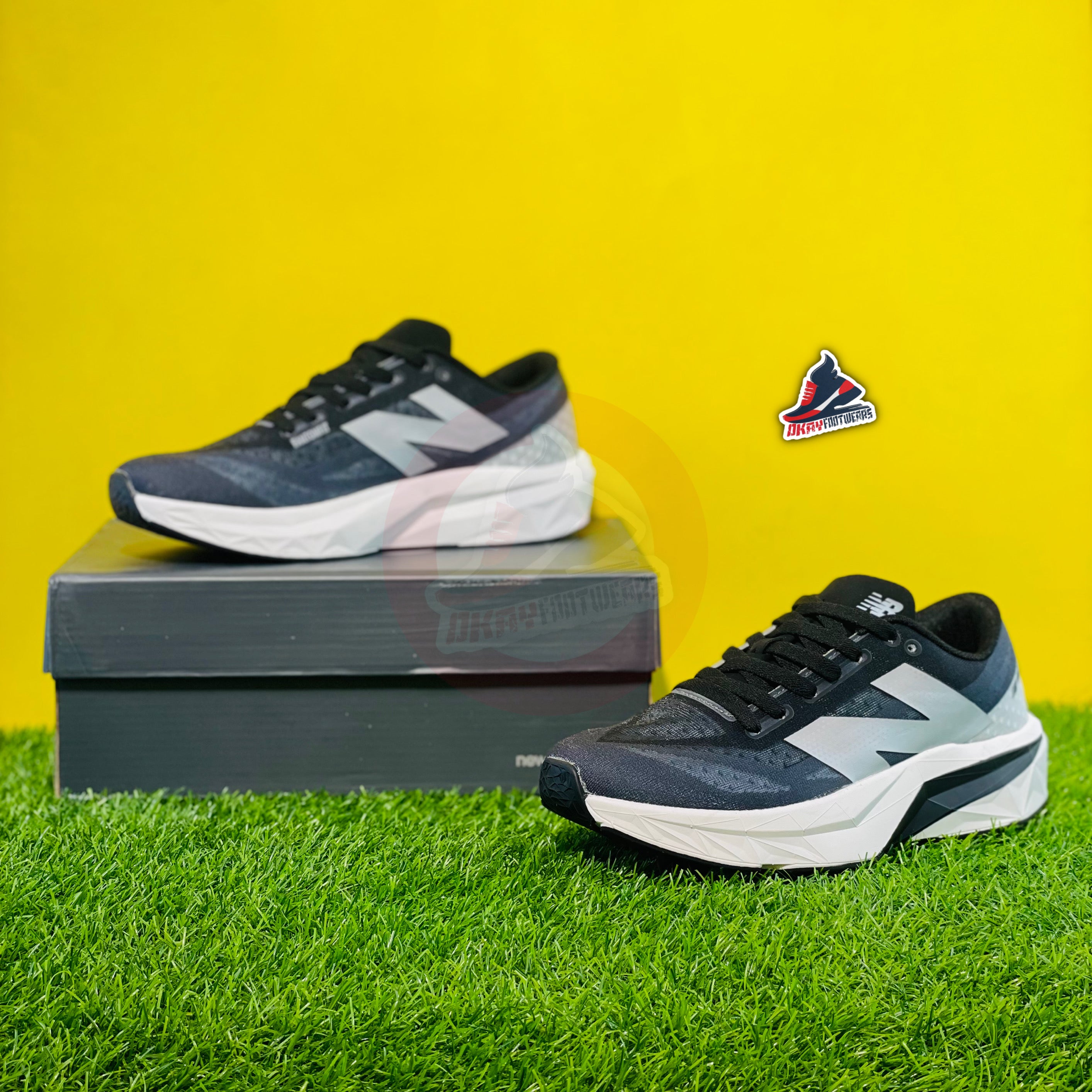 NB FUELCELL REBEL V4 - BLACK/WHITE (DOT PERFECT)