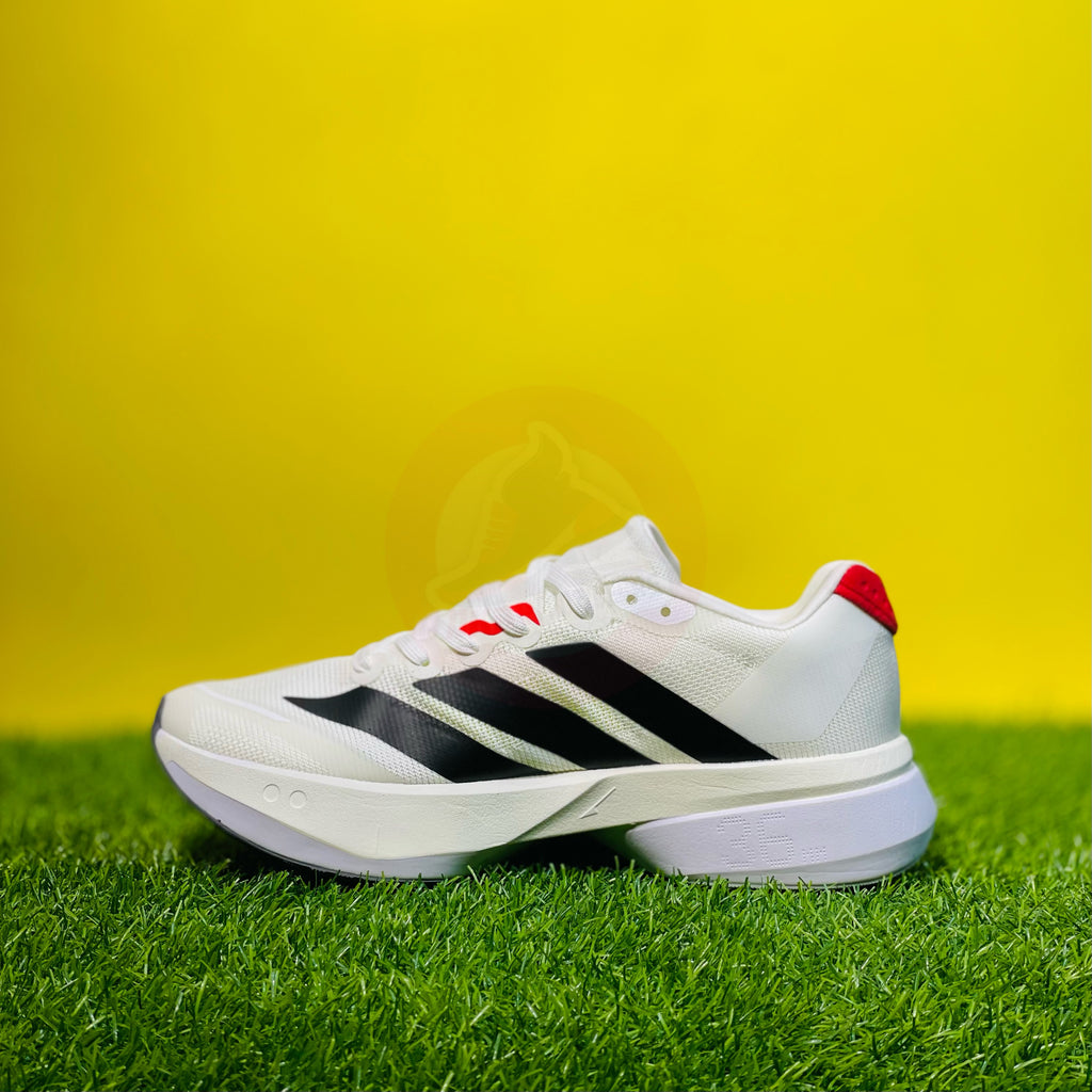 AD ADIZER0 BOST0N 13 - WHITE/BLACK/RED (DOT PERFECT)