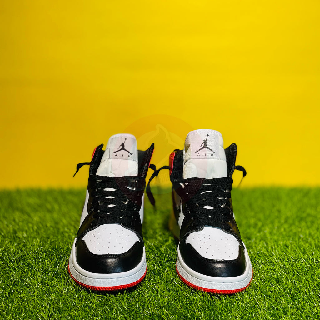 NK AIRJORDAN 1 HIGH - SATIN BLACK TOE (DOT PERFECT)