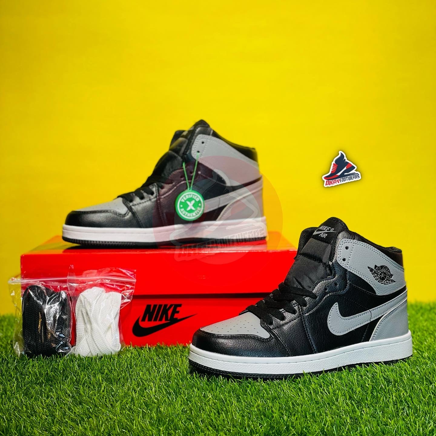 NK AIRJORDAN 1 HIGH - SHADOW GRAY (DOT PERFECT)