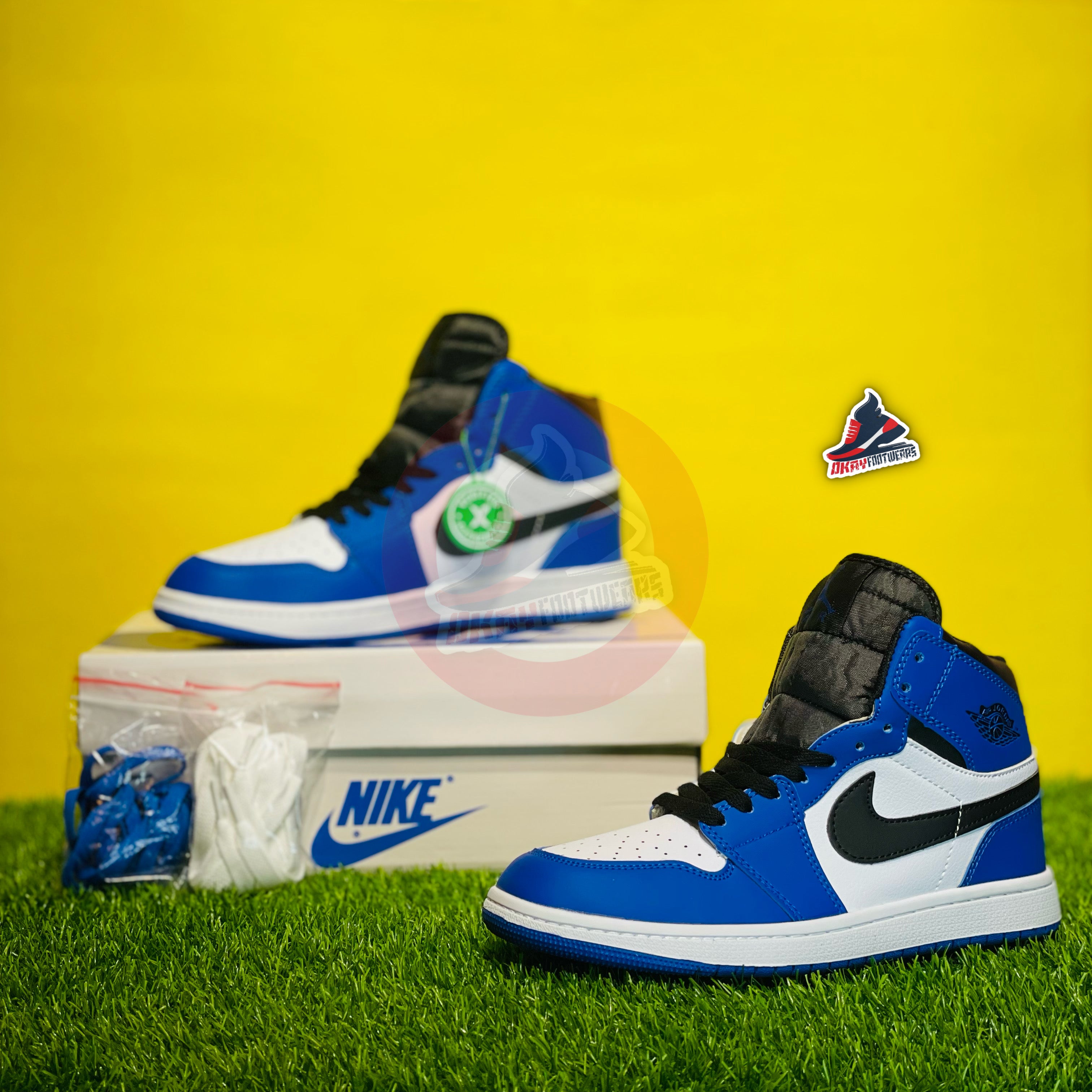 NK AIRJORDAN 1 HIGH - ROYAL BLUE (DOT PERFECT)
