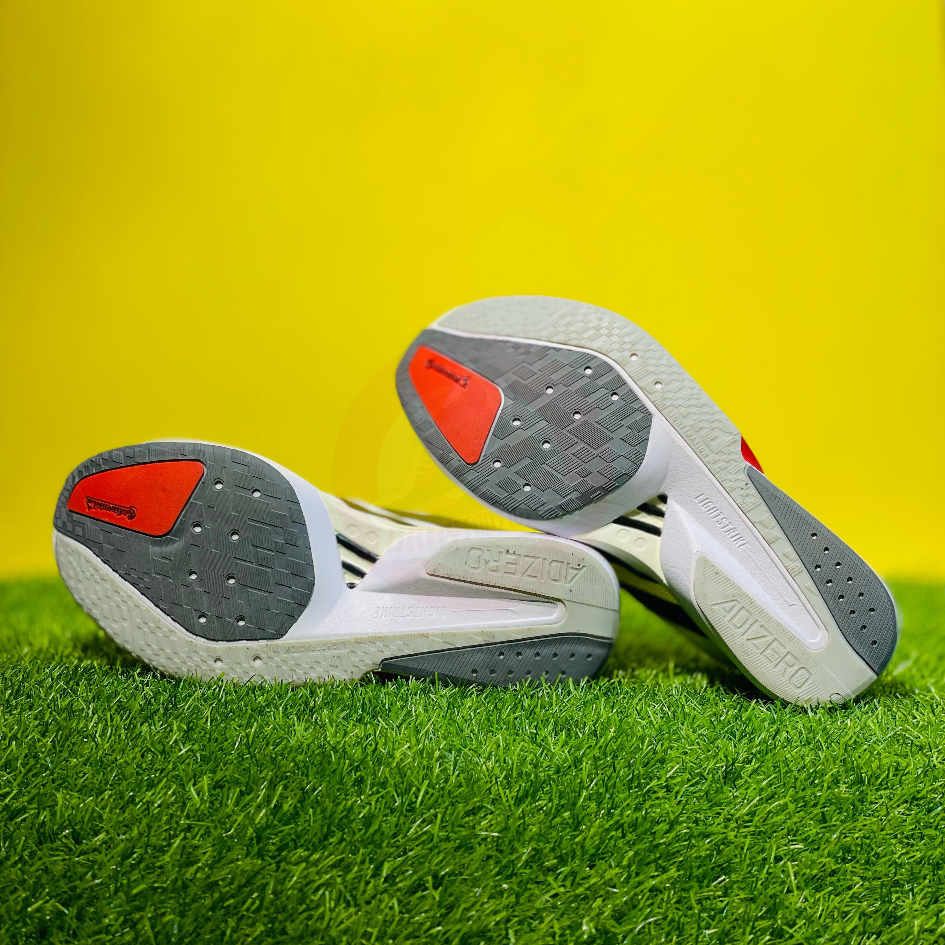 AD ADIZER0 BOST0N 13 - WHITE/BLACK/RED (DOT PERFECT)