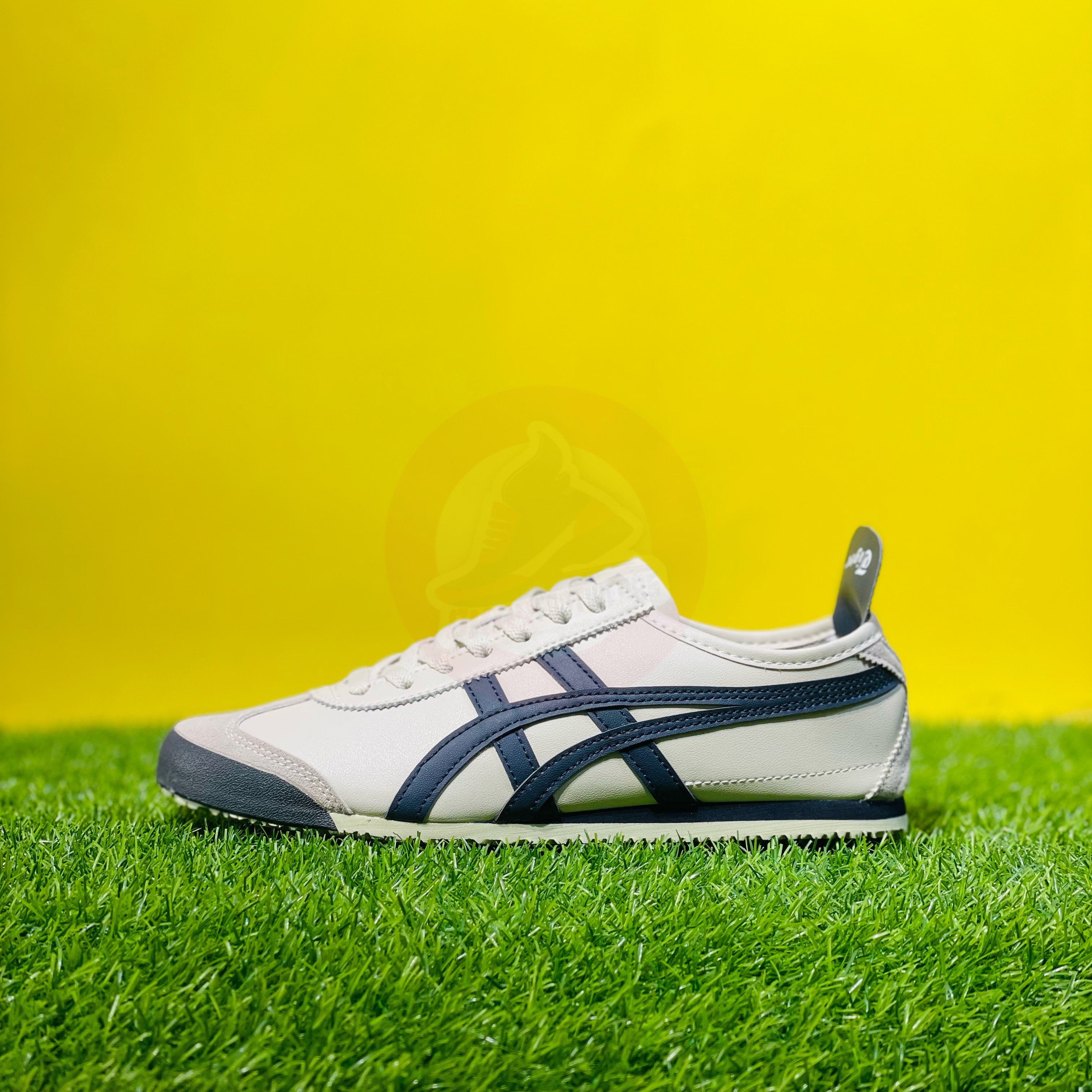 ONTSKA TIGER - WHITE/NAVY (DOT PERFECT) (ORIGINAL LEATHER)