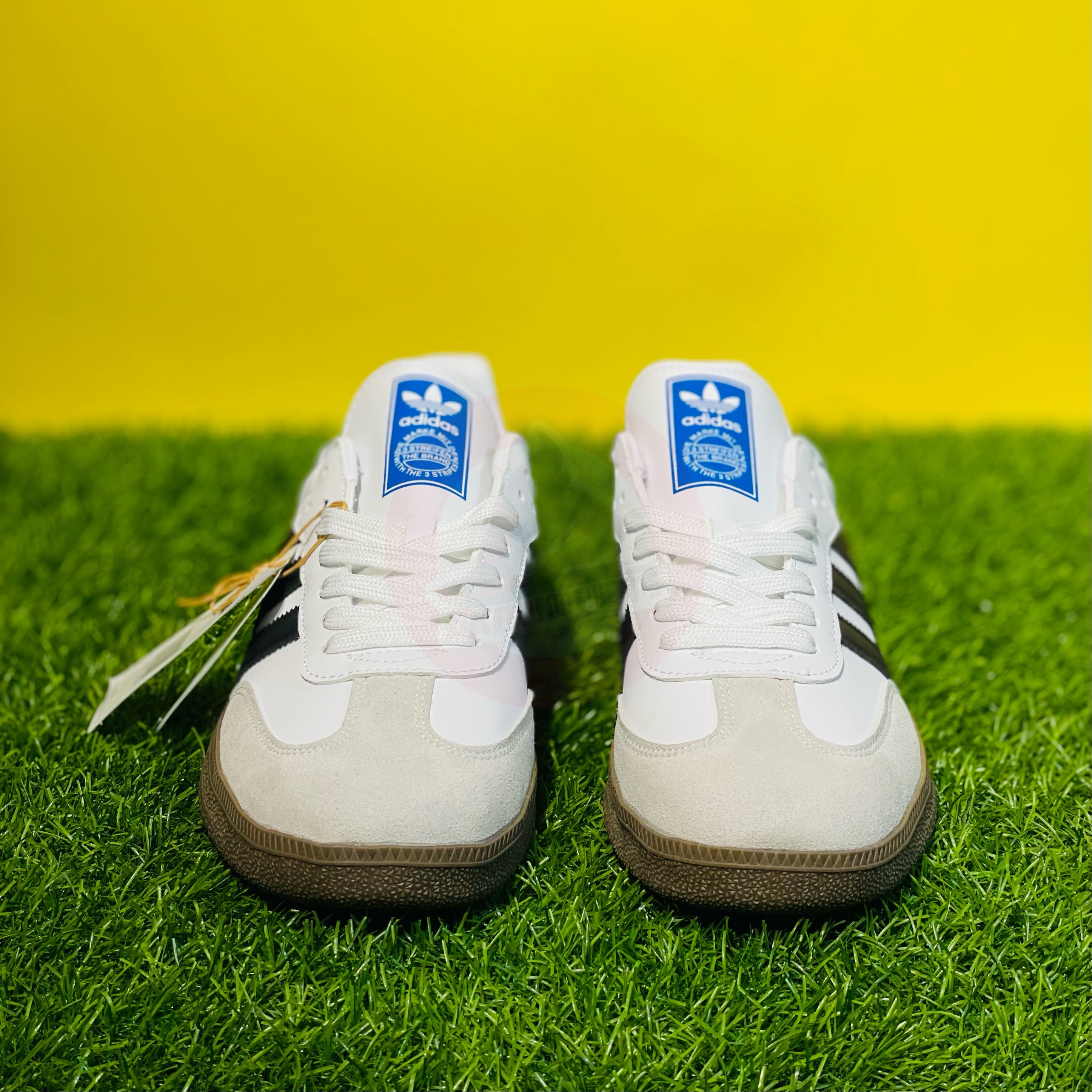 AD SAMBA - WHITE/BLACK (DOT PERFECT) (ORIGINAL SUEDE)