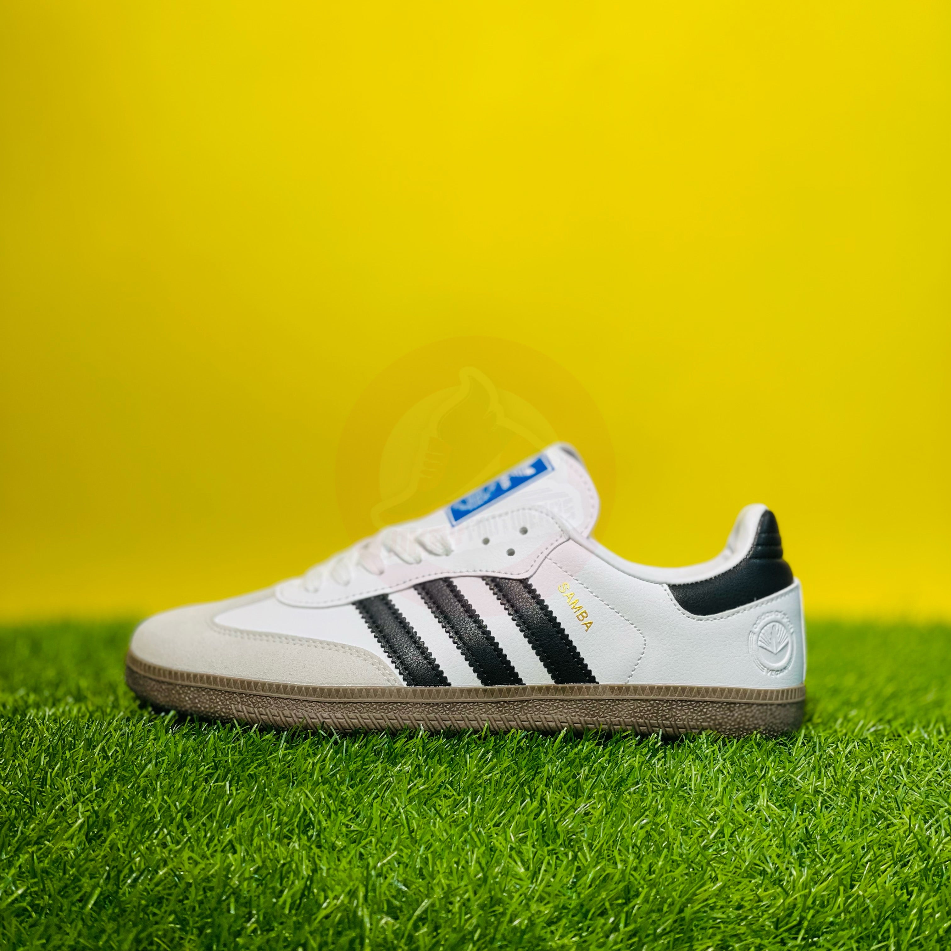 AD SAMBA - WHITE/BLACK (DOT PERFECT) (ORIGINAL SUEDE)