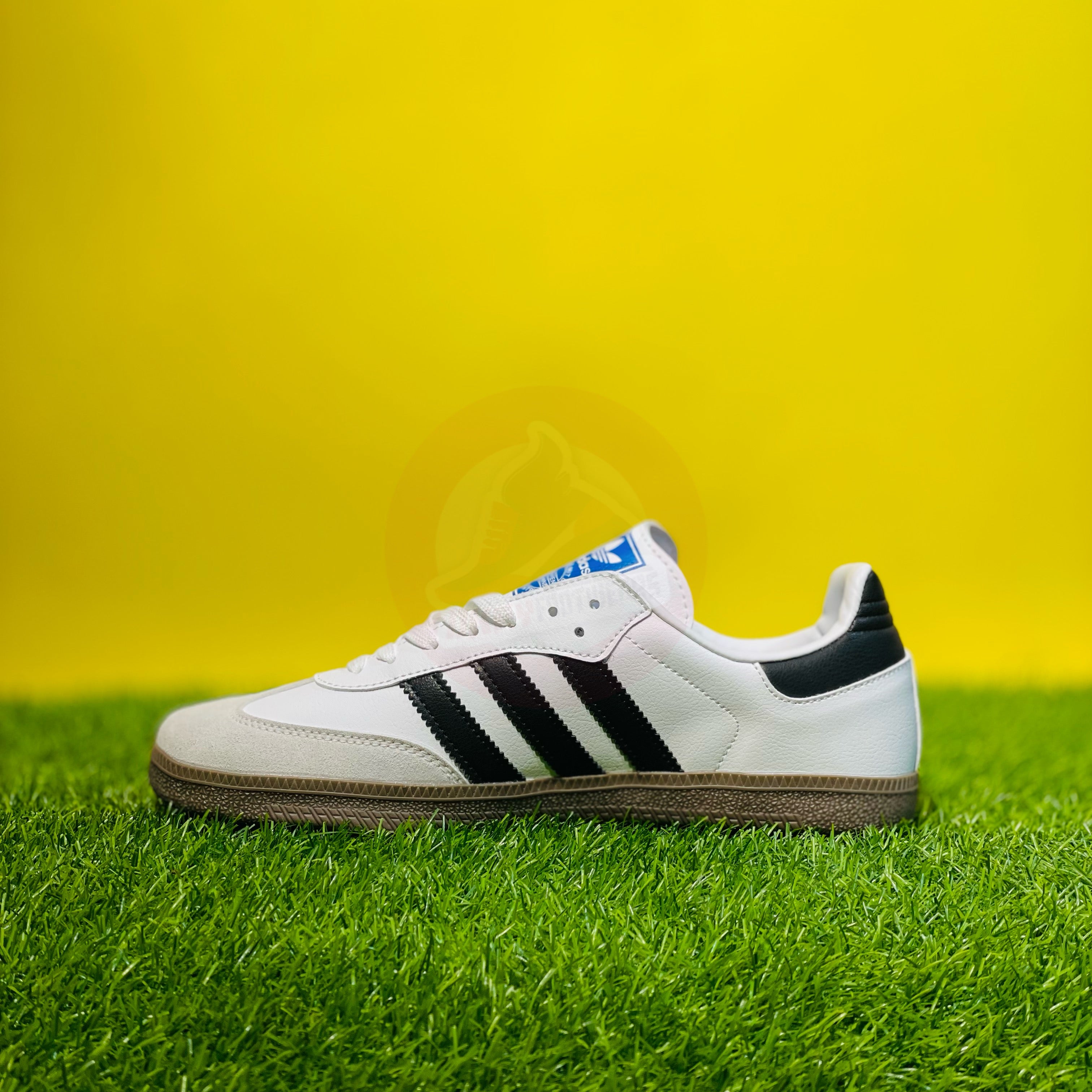 AD SAMBA - WHITE/BLACK (DOT PERFECT) (ORIGINAL SUEDE)